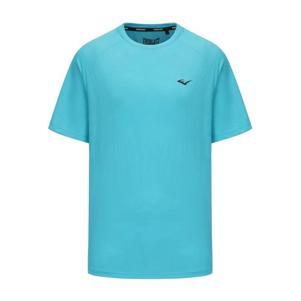 Everlast Mens Chest Logo T-Shirt / Cyan
